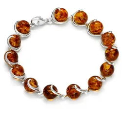 Armband OSTSEE-SCHMUCK "Ostsee-Schmuck Armband Nikola Armband Nikola", silber (silberfarben), Armbänder, Damen, 19cm, Silber 925 (Sterlingsilber)