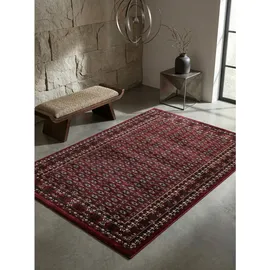 KADIMA DESIGN Tannheim Kurzflorteppich 120 x 170 cm Rot