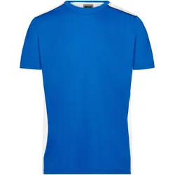 Herren Workwear T-Shirt Kontrast - Farbe blau, weiß - Größe 3XL