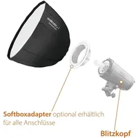 walimex pro Studio Line Deep Rota Softbox QA90