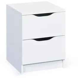 Interlink Inter Link Nachttisch Westphalen 2 Schubladen - Weiß