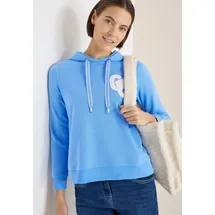 Cecil Hoodie mit Stickerei Blau L