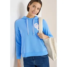 Cecil Hoodie mit Stickerei Blau L