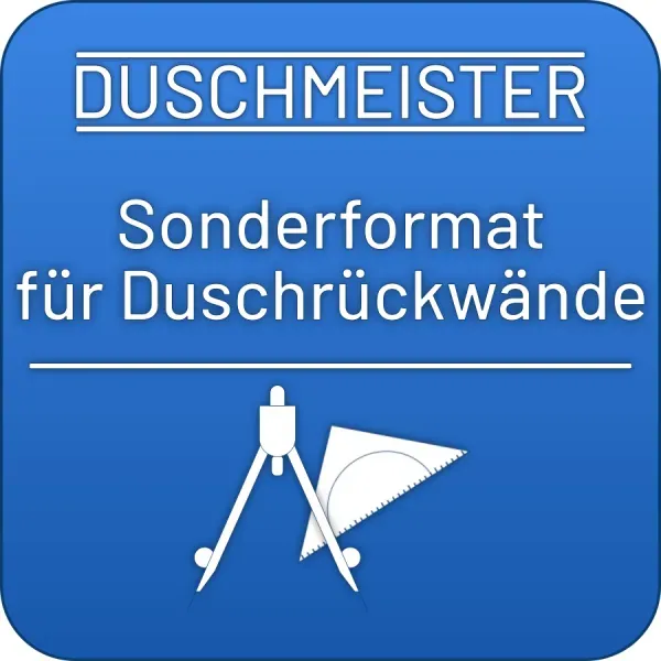 DM-WIN Duschmeister Sonderformat.. - Duschmeister Duschrückwände