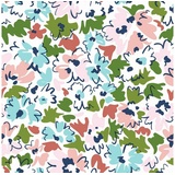 HOME FASHION Papierserviette 20 Servietten Floral dream 33x33cm, (20 St) blau|grün|rosa|weiß