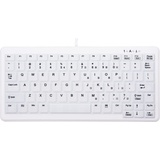 Cherry AK-C4110 Tastatur USB QWERTY US Englisch Weiß