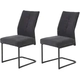 Hela Esszimmerstuhl Dagmar Cord grau 2er Set