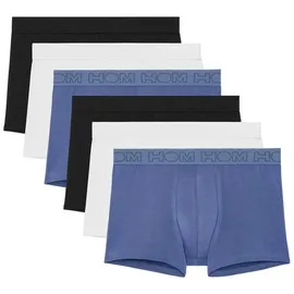 HOM Retro Short / Pant 6er Pack Blau / Schwarz / Weiß S