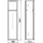 EMCO Asis 150 WC-Modul 654 x 168 cm Chrom/Optiwhite