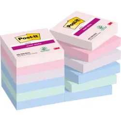 POST-IT Haftnotizblock 12ST Soulful sortiert 622-12SS-SOUL 47,6x47,6mm