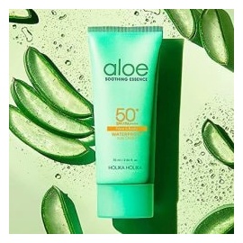 Holika Holika Aloe Soothing Essence Waterproof Sun gel spf50+/pa++++ łagodzący krem z filtrem przeciwsłonecznym 10 (Sonnencreme, SPF 50+, 100 ml)