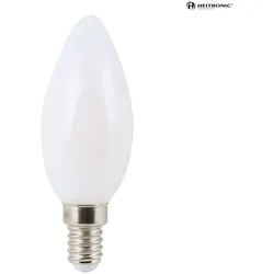 HEITRONIC LED Filament Kerzenform C35, E14, 4W 2700K 400lm 280°, matt HEI-15027