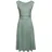LASCANA Midikleid Unifarben Grün 36