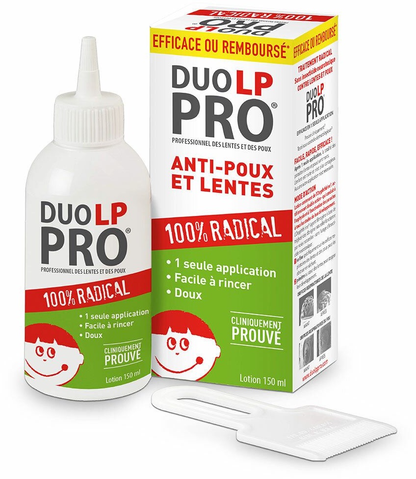 Duo-LP Pro Lotion Anti-Poux et Lentes + Peigne 150ml 150 ml lotion(s)