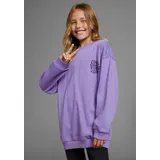 Kidsworld Rückenprint Sweatshirt Lila 164
