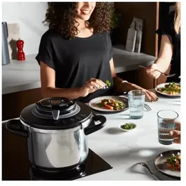 Tefal Clipso CHEF 8 l Edelstahl schwarz
