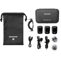 Saramonic Blink 500 Prox B2 | 2 Personen Wireless 2.4GHz Clip-On Mikrofonsystem mit Lavaliers