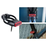 Supernova TL3 Mini Seatpost Clamp Sattelklemmen Rücklicht - 12V Schwarz Modell 2025