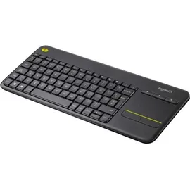 Logitech K400 Plus Wireless Touch Keyboard FR schwarz