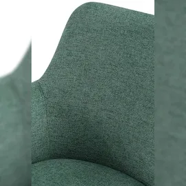 CLP Esszimmerstuhl Olema Stoff grün