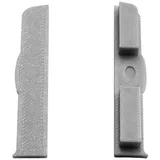tktrading24 C02 LED Premium Sockelleiste Aluprofil Silber Endkappe rechts - 1 Stück