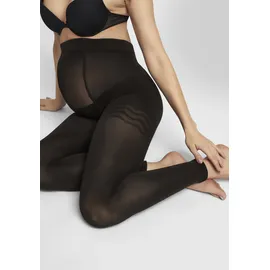 CAMANO Umstandsleggings fine functional perfekt für jede Phase der Schwangerschaft, 3D 50 DEN schwarz 48