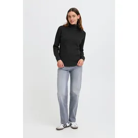 Oxmo Rollkragenpullover Schwarz M