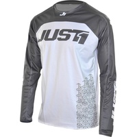 Just1 J-Force Terra Trikot - Weiß/Grau / S