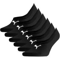 Puma Füßlinge 6er Pack Schwarz 39-42