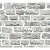 ascreation A.S. Creation Neue Bude 2.0 Vliestapete Stein Grau FSC®