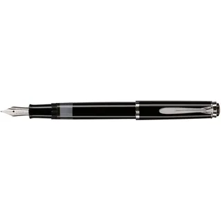 Pelikan Classic M 205 Kolbenfüller schwarz hochglänzend B (breit)