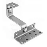 NAKA 50 x Photovoltaik Dachhaken Verstellbar Dachhaken für Aufachmontage Solar PV Solarmodul Halterung aus Edelstahl Zur Montage von Solarpanelen Photovoltaik Seitenmontage Zubehör 13 cm 130 mm