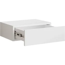 SchlafKONTOR Nachtschrank Tajo 42 x 30 x 14 cm Weiß