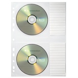 Soennecken CD/DVD Hülle 1612 für 2CDs transparent 5 St./Pack.