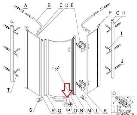 SIKO Ersatzteil Comfort AC838, LENGTH: 740MM