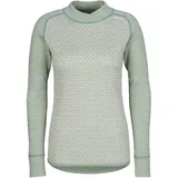 Devold Kvitegga Merino 230 Cross Neck Damen Merinoshirt Raw White L