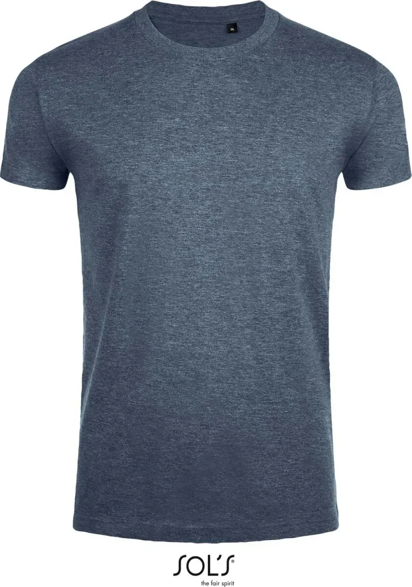 SOLS Herren Slim Fit T-Shirt 00580 heather denim L