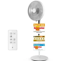 Fakir VC 80 DC 17 cm Standventilator Weiß