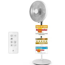 Fakir VC 80 DC 17 cm Standventilator Weiß