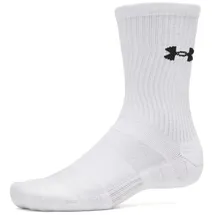 Under Armour UA PERFORMANCE COTTON 3P CRW Socken 3er Pack Weiß M