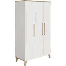 Paidi Kleiderschrank Oscar 124 x 206 x 56 cm Weiß