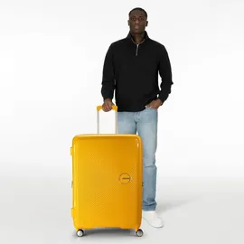 American Tourister Soundbox 4-Rollen Cabin 80 cm / 131 l gelb/gold
