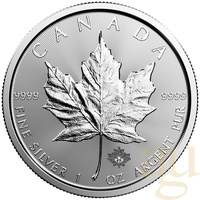 1 Unze Silbermünze Maple Leaf