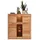 Innostyle Highboard Nature ONE Front Kernbuche Teil-massiv FSC-Zertifiziert - Moderner Wohnzimmerschrank mit viel Stauraum und LED-Beleuchtung - 127 x 137 x 40 cm (B/H/T)