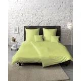 FLEURESSE Colours 009100 apfelgrün 135 x 200 cm + 80 x 80 cm