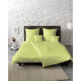 FLEURESSE Colours 009100 apfelgrün 135 x 200 cm + 80 x 80 cm