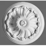 demotex gmbh Casa Padrino Stuck Rosette 15 x 15 cm Deckenstuck Deckenrosette Stuckrosette Wandrosette Wandstuck