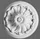 demotex gmbh Casa Padrino Stuck Rosette 15 x 15 cm Deckenstuck Deckenrosette Stuckrosette Wandrosette Wandstuck