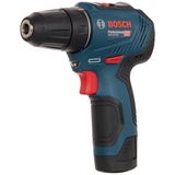 Bosch Professional 12V System Akku Bohrschrauber GSR 12V-30 (inkl. 2x2.0 Ah GBA 12V Akku, Ladegerät AL 1115 CV, 39-tlg.-Zubehör-Set, in Tasche)