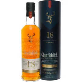 Glenfiddich 18 Years Old Single Malt Scotch 40% vol 0,7 l Geschenkbox